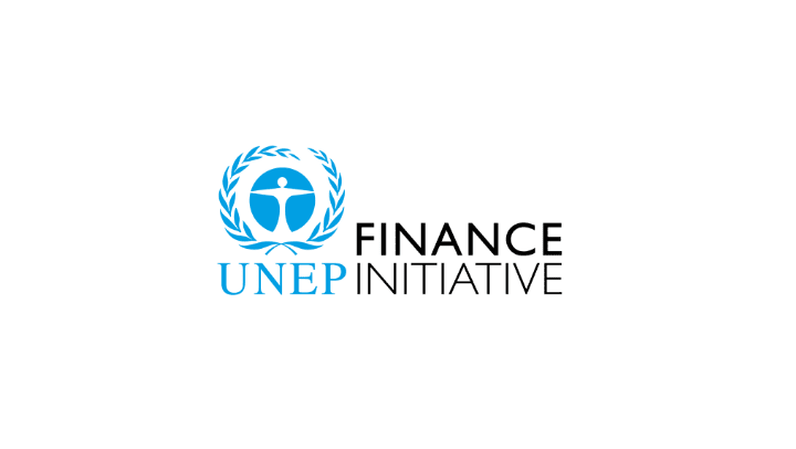 FINANCE UNEP INITIATIVE 영문이 쓰여있는 로고 사진