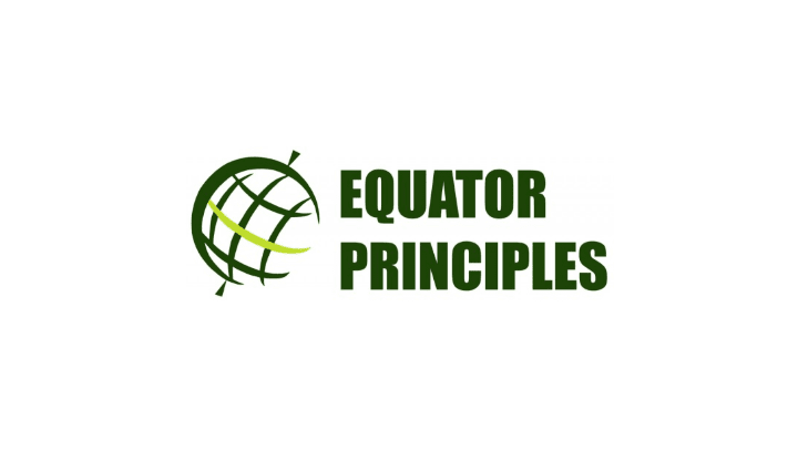 EQUATOR PRINCIPLES 영문이 쓰여있는 로고 사진