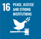 peace, justice and strong institutions