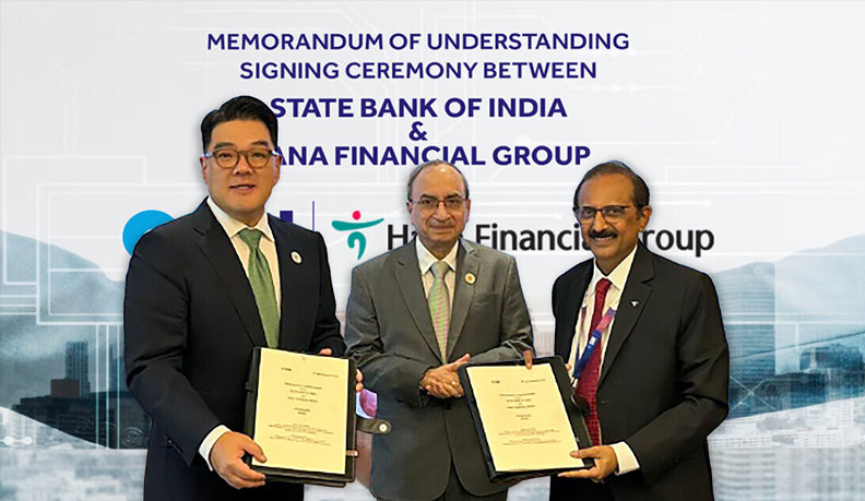 Hana Financial Group signs business agreement with State Bank of India
